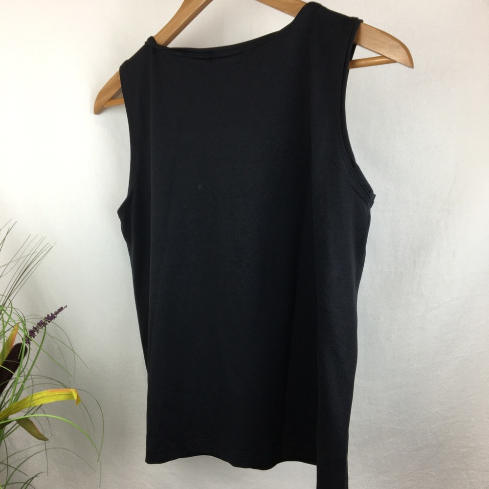 Chico’s Black Stretch Basic Microfiber Tank Top - image 3